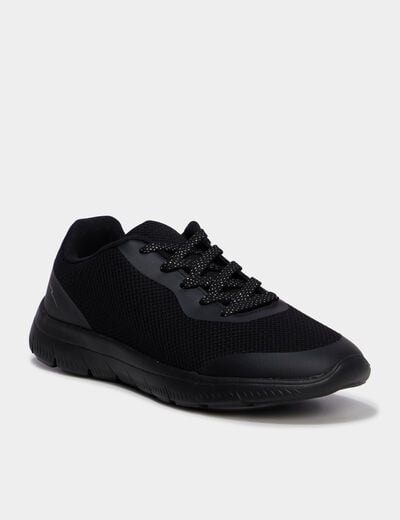 Baskets running noir femme