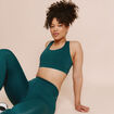 Brassi&egrave;re de sport dos nageur vert canard femme