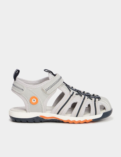 Sandales Trappeur gris garçon