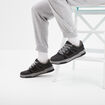 Tennis basses à lacets noir homme