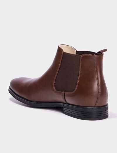 Bottines chelsea marron homme