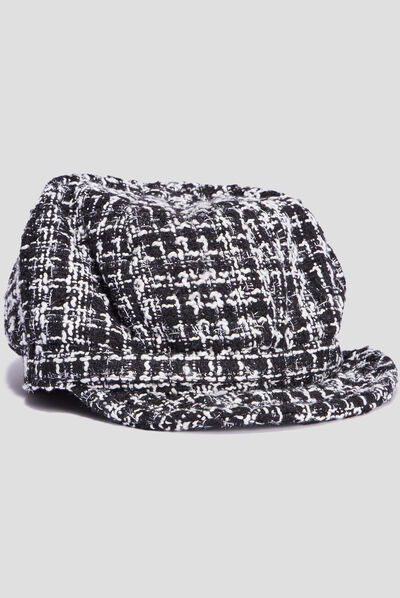 Casquette gavroche noir femme