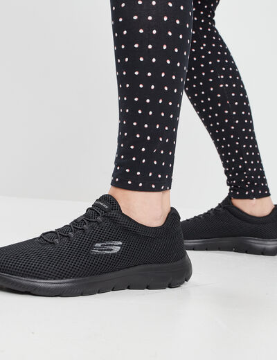 Runnings à lacets Skechers Summits noir femme