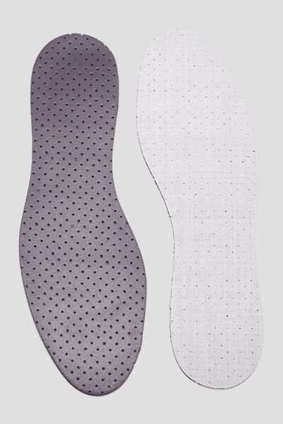 Semelles charbon actif Tawata gris mixte