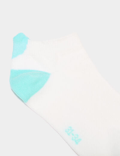 Lot 5 paires de socquettes blanc fille