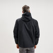 Veste coupe-vent imperm&eacute;able &agrave; capuche noir mixte