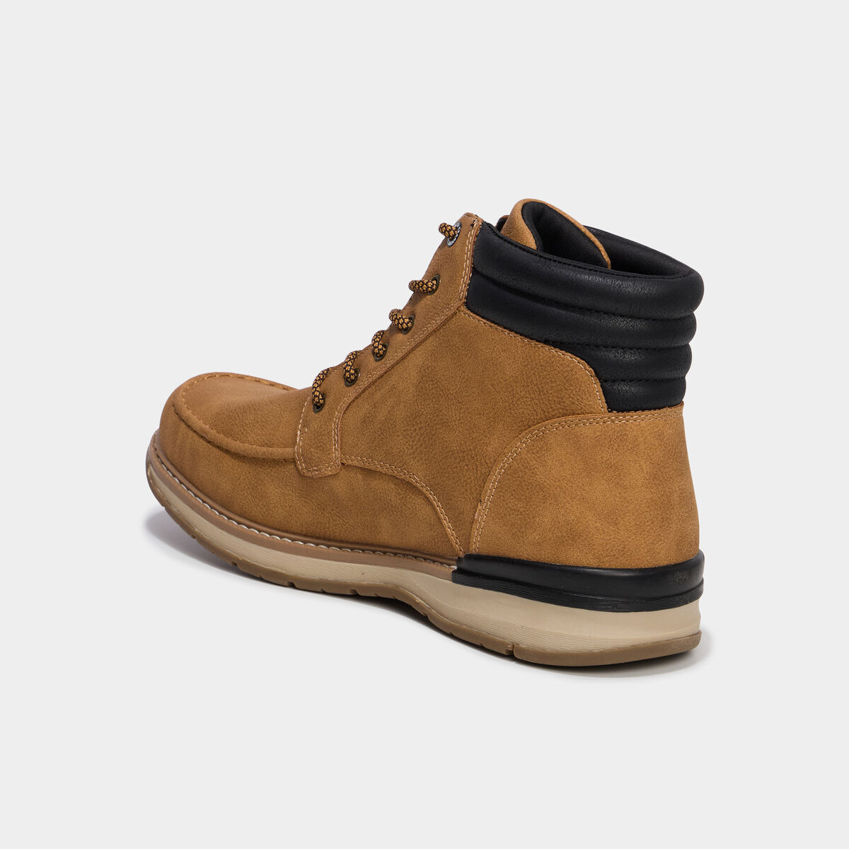 Bottines avec lacets marron clair homme