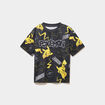 T-shirt manches courtes Pok&eacute;mon Pikachu noir gar&ccedil;on