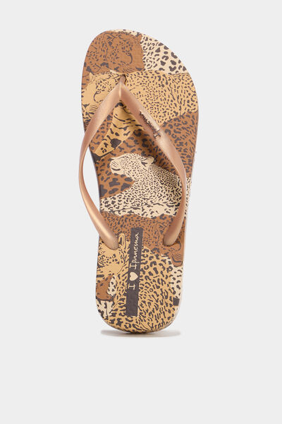 Tongs noir femme