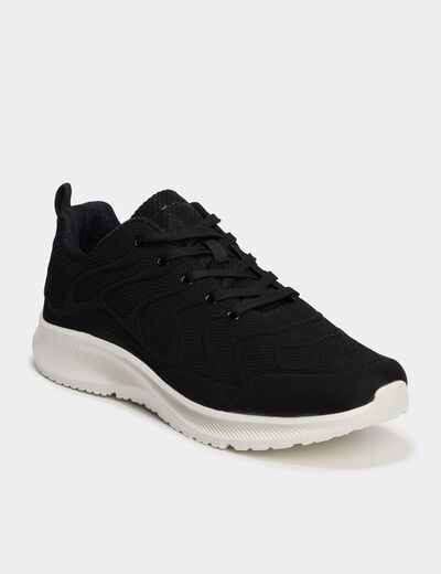 Baskets running noir homme