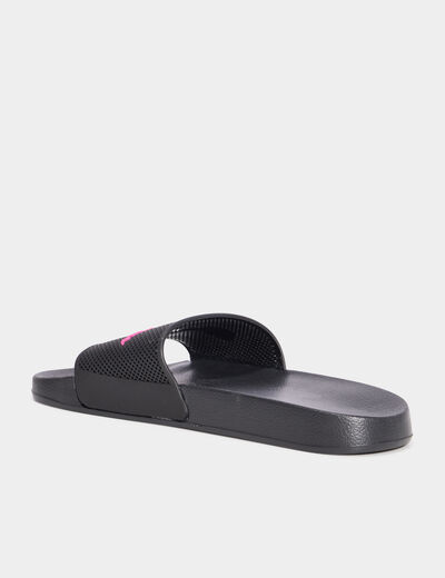 Mules Champion Daytona noir femme