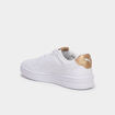 Baskets &agrave; lacets Puma COURT LALLY jaune or femme