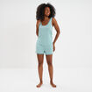 Haut de pyjama débardeur vert menthe femme