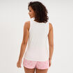D&eacute;bardeur droit coton blanc femme