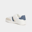 Tennis basses &agrave; lacets blanc homme