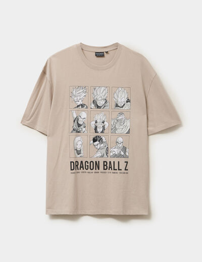 T-shirt manches courtes Dragon Ball Z gris clair homme