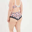 Shorty microfibre ecru femme grande taille