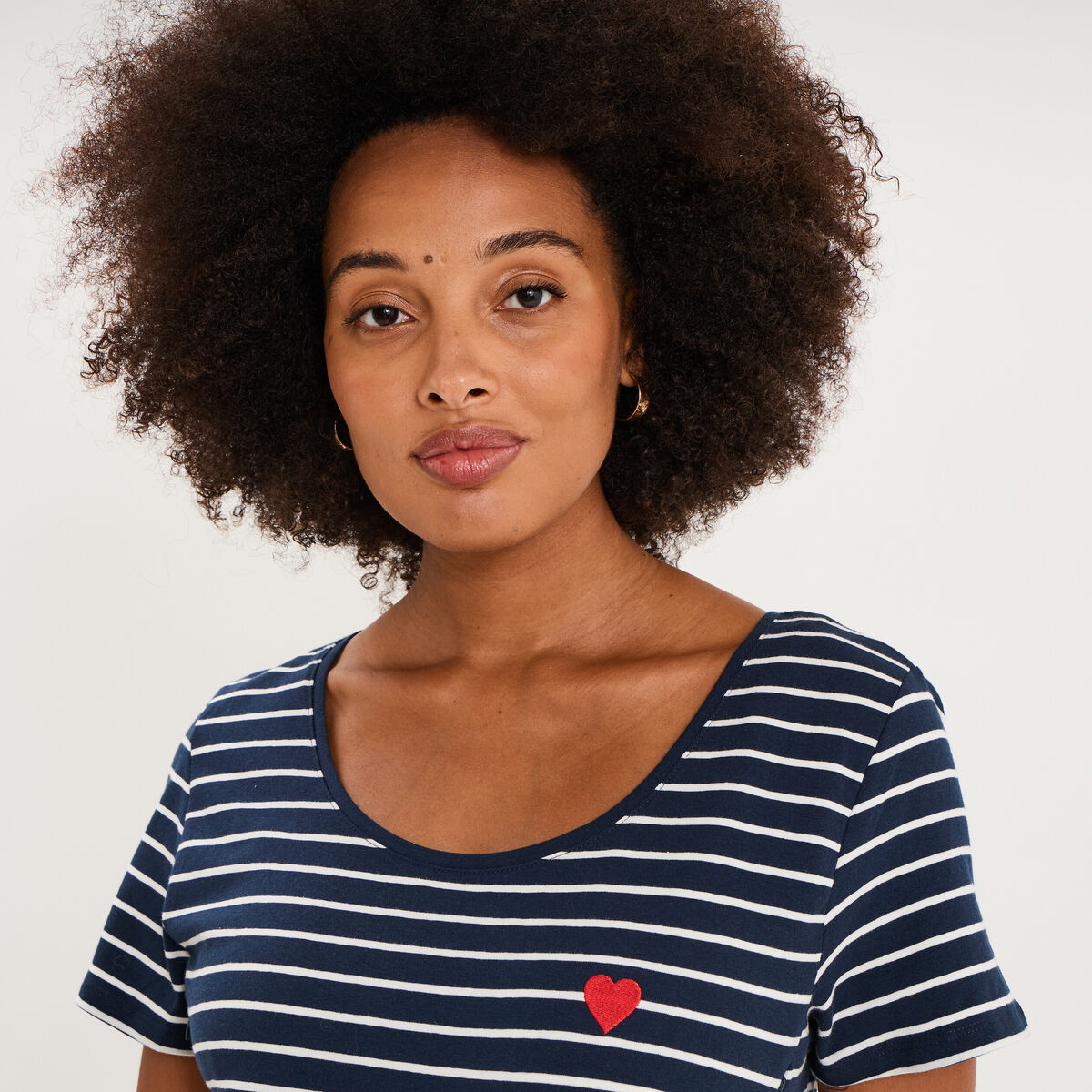 T-shirt allaitement manches courtes blanc femme maternit&eacute;