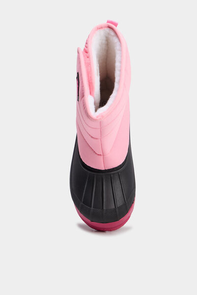 Bottes de neige fourr&eacute;es rose fille