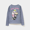 T-shirt manches longues Hello Kitty gris fille
