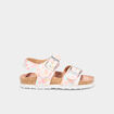Sandales avec boucles multicolore fille