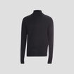 Pull avec col roulé noir homme