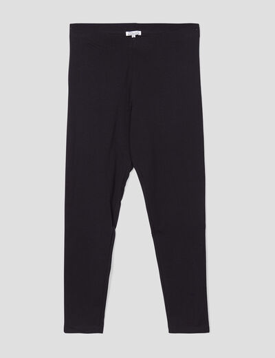 Legging noir femme grande taille
