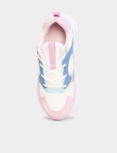 Baskets running semelle mémoire de forme multicolore fille