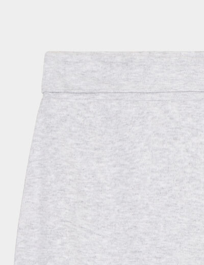 Lot 2 pantalons naissance coton blanc b&eacute;b&eacute;