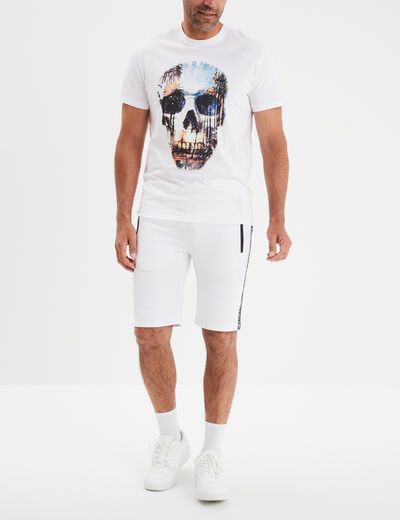 Short de jogging Liberto blanc homme