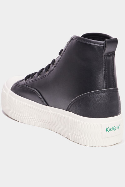 Baskets montantes Kickers Reallife noir femme