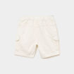 Bermuda cargo coton ecru b&eacute;b&eacute; gar&ccedil;on