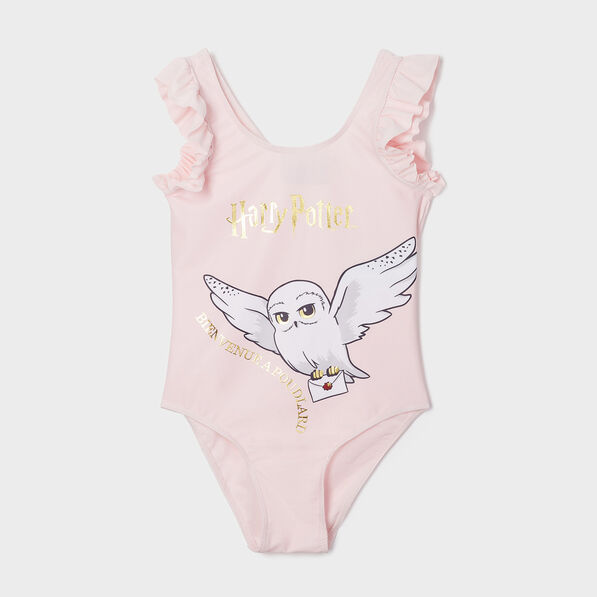 Maillot de bain une pièce Harry Potter rose fille