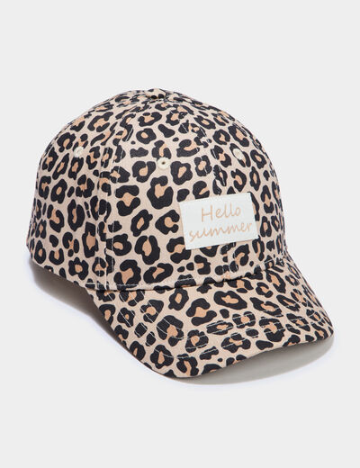 Casquette ajustable coton sable fille