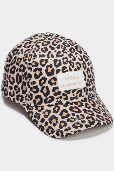 Casquette ajustable coton sable fille