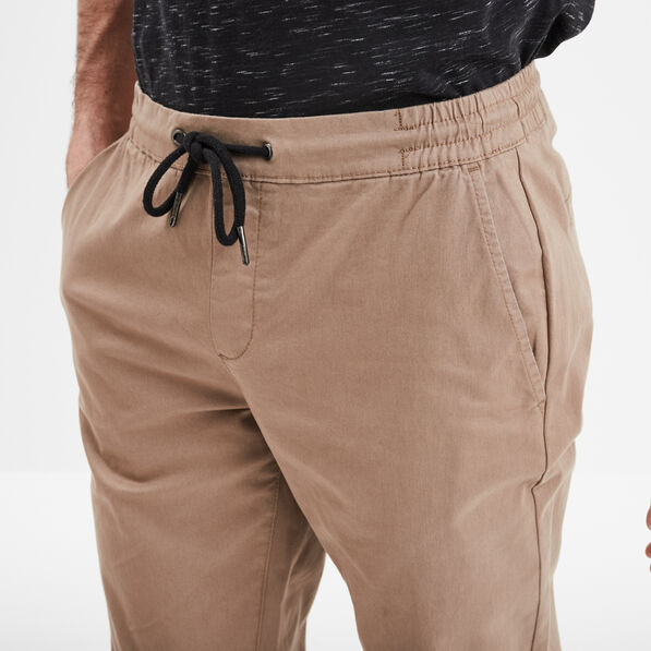 Pantalon jogpant taupe homme