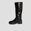 Bottes semelle chunky noir femme