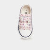 Basket en toile &agrave; scratchs bout renforc&eacute; multicolore b&eacute;b&eacute; fille