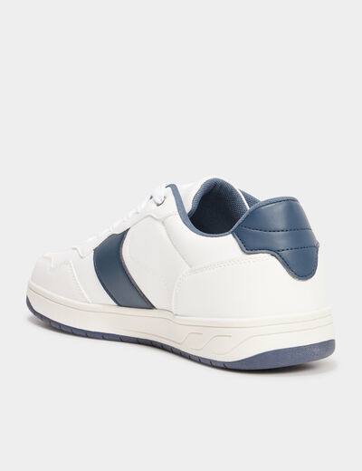 Tennis basses à lacets Creeks blanc homme