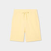 Short de jogging en molleton jaune clair homme