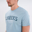 T-shirt manches courtes coton gris homme
