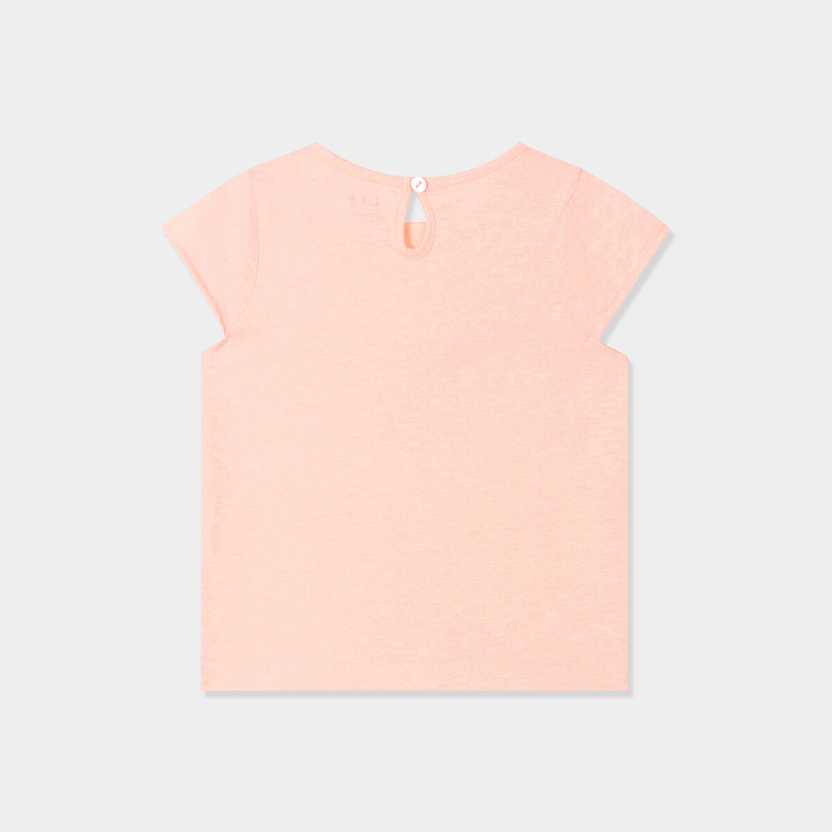Ensemble 2 pièces t-shirt et short coton rose fluo bébé fille