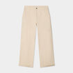 Pantalon chino relax coton beige homme