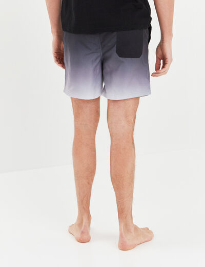 Short de bain &agrave; coulisse noir homme