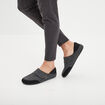 Chaussons avec fermeture à scratch gris homme