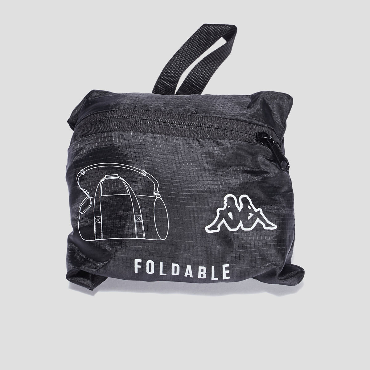 Sac pliable Kappa noir homme