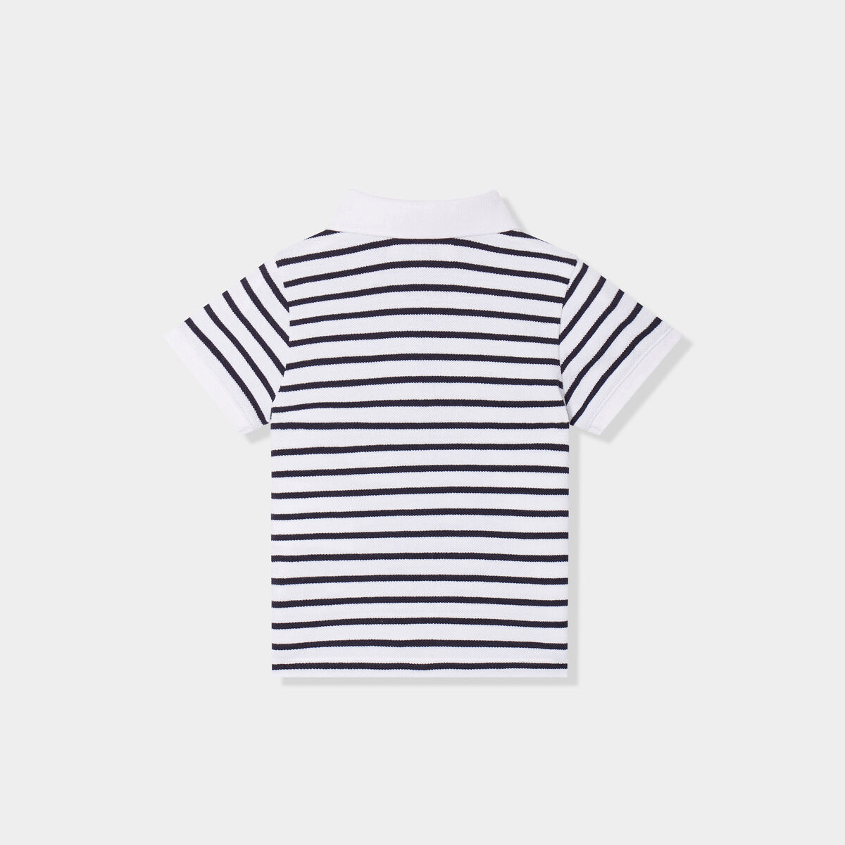 Polo manches courtes coton Creeks ecru bébé garçon