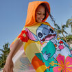 Cape de bain Stitch multicolore fille