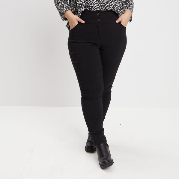 pantalon skinny taille haute noir femmegt Pantalon skinny taille haute noir femme grande taille