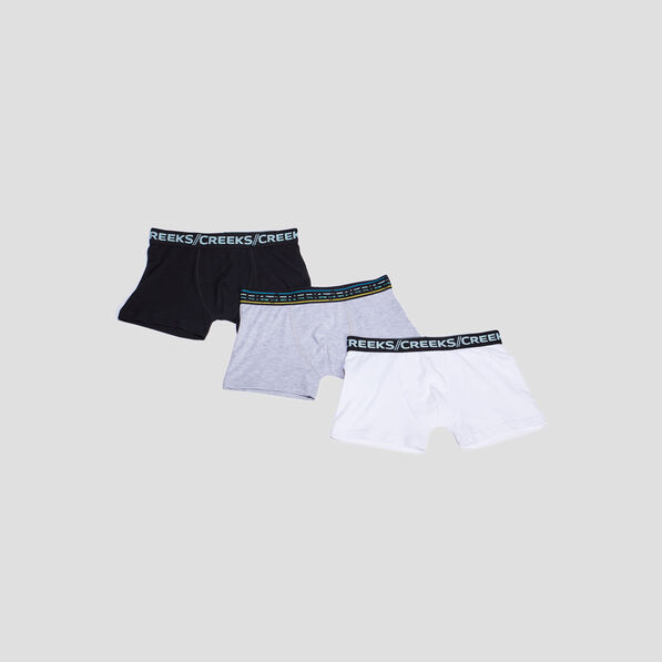 lot 3 boxers creeks blanc garcon Lot 3 boxers Creeks blanc garçon